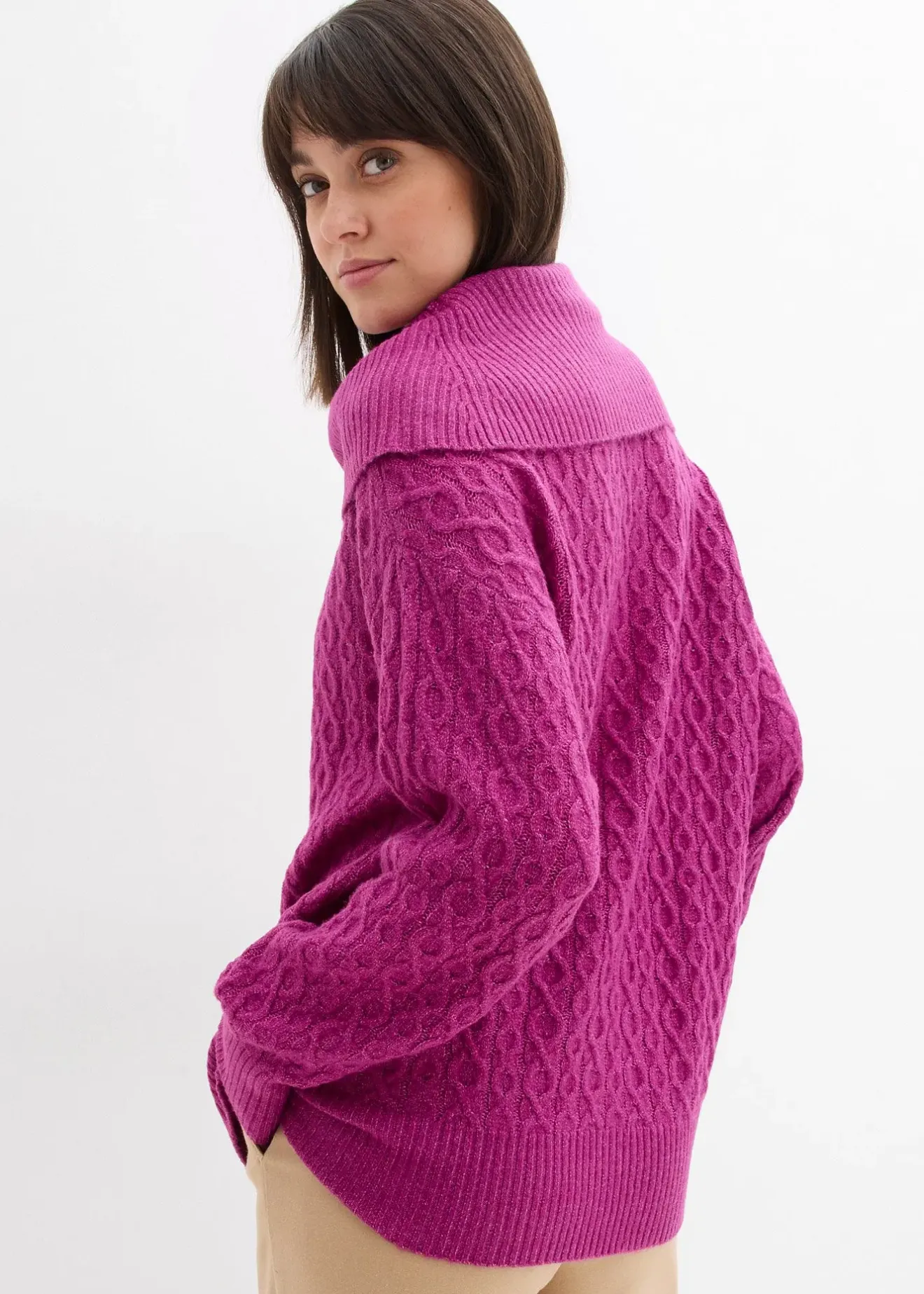 bonprix Pull à motif torsadé|Femme Maille|Pulls & Gilets