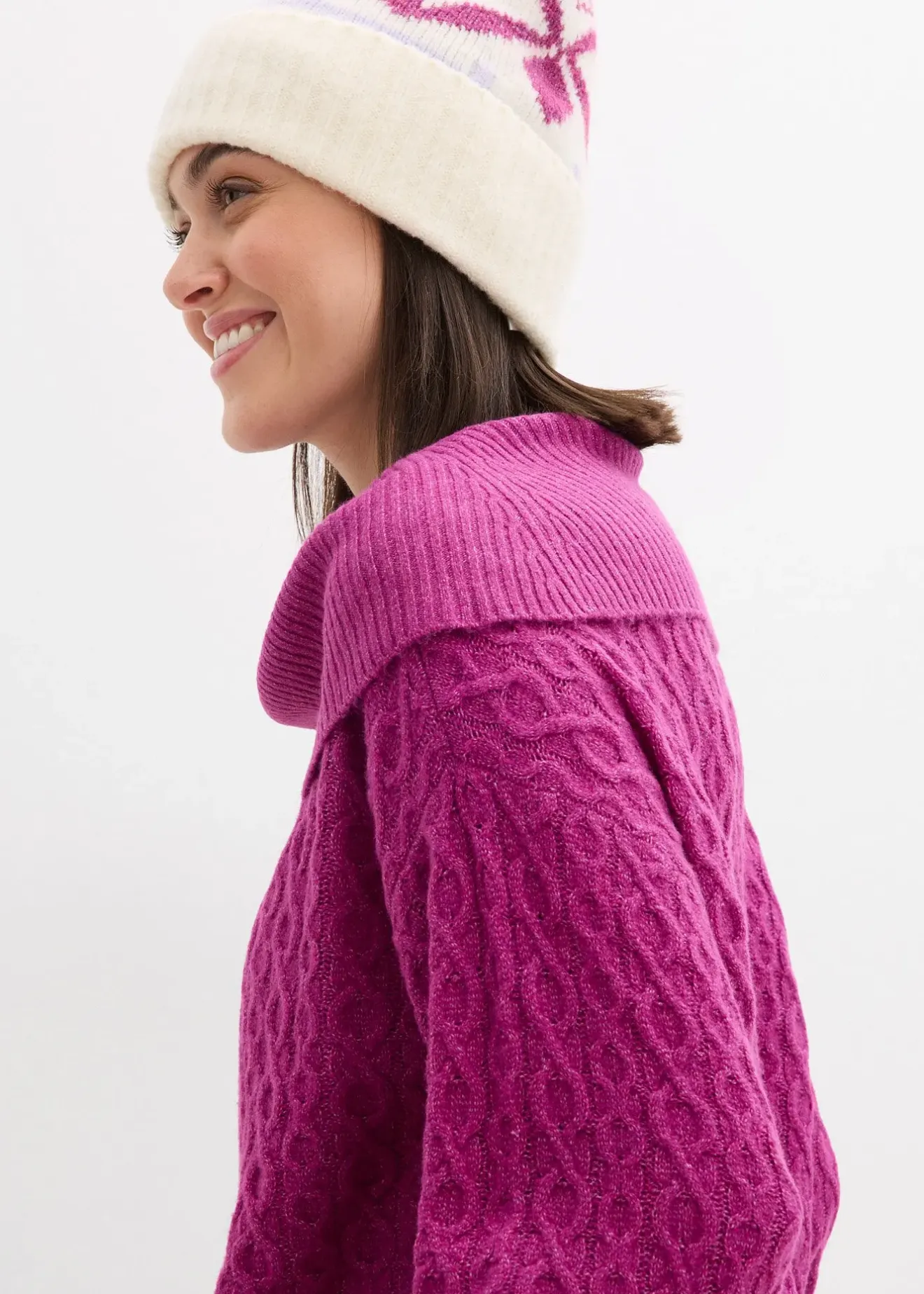 bonprix Pull à motif torsadé|Femme Maille|Pulls & Gilets