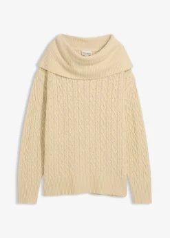 Femme bonprix Maille|Pulls & Gilets|Pull à motif torsadé