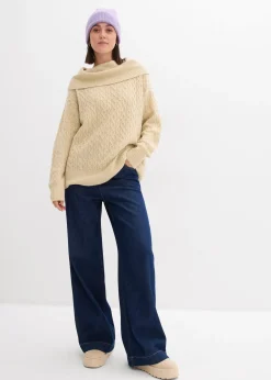 Femme bonprix Maille|Pulls & Gilets|Pull à motif torsadé