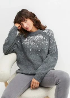 bonprix Pull à sequins|Femme Maille|Pulls & Gilets