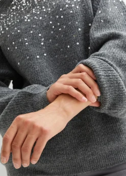 bonprix Pull à sequins|Femme Maille|Pulls & Gilets