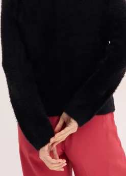 Femme bonprix Maille|Pulls & Gilets|Pull ajouré en maille poilue