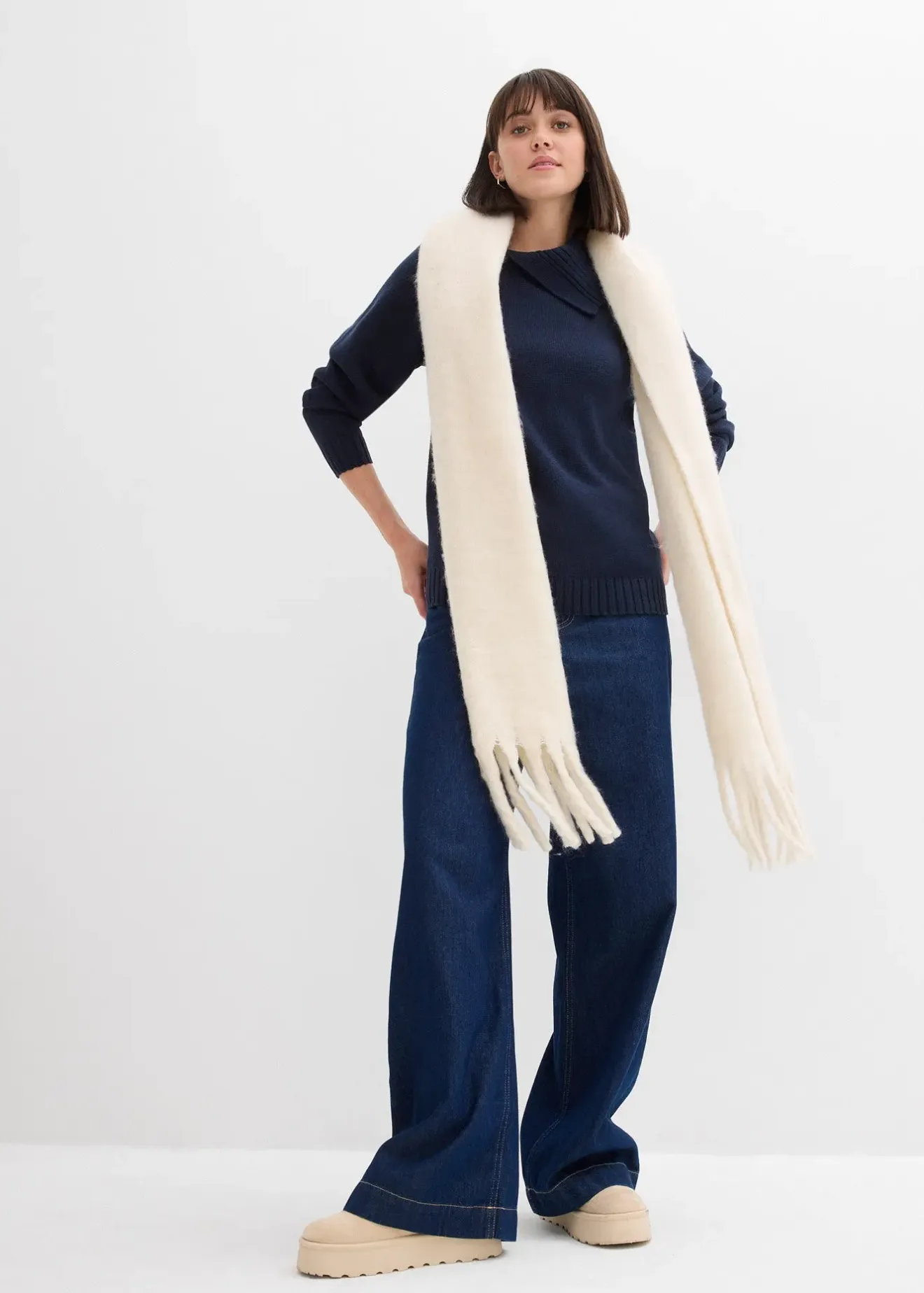 bonprix Pull asymétrique|Femme Maille|Pulls & Gilets