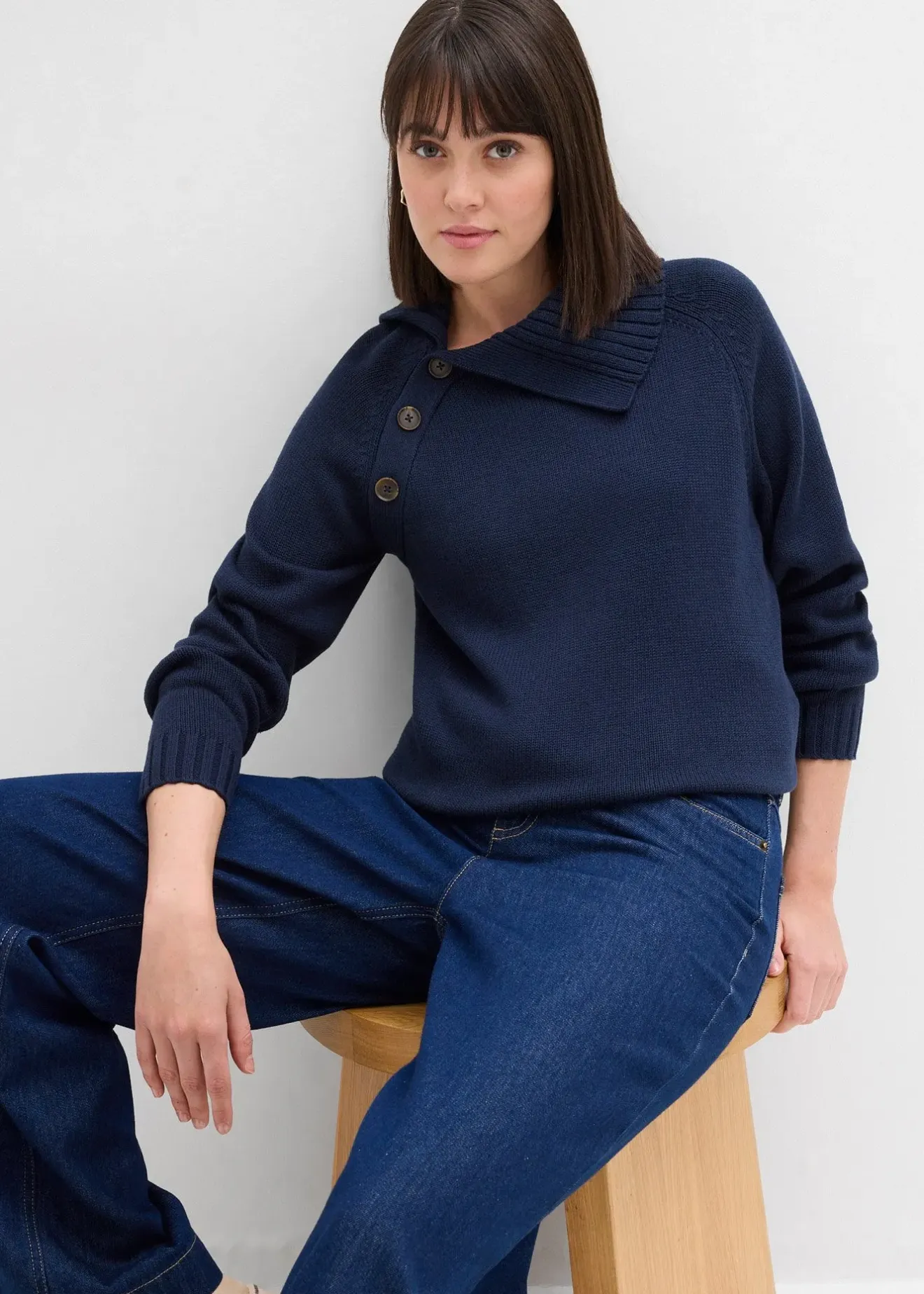 bonprix Pull asymétrique|Femme Maille|Pulls & Gilets