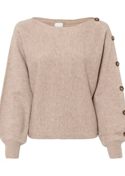 bonprix Pull avec détails boutons|Femme Maille|Pulls & Gilets