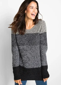 bonprix Pull avec rayures bloc|Femme Maille|Pulls & Gilets