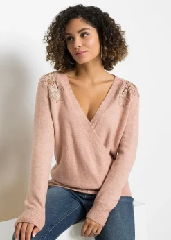 Femme bonprix Maille|Pulls & Gilets|Pull cache-cœur