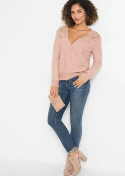 Femme bonprix Maille|Pulls & Gilets|Pull cache-cœur