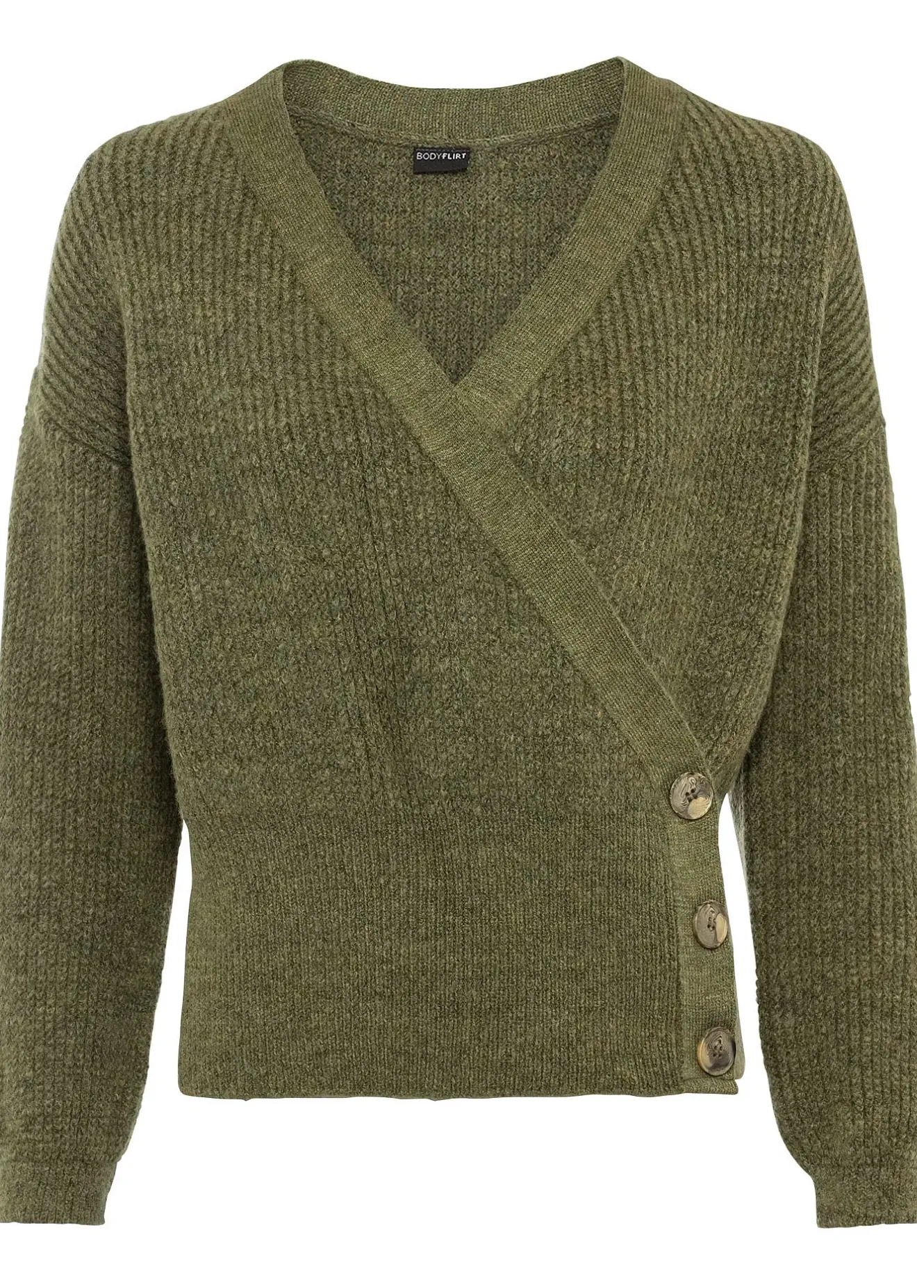 bonprix Pull cache-cœur oversize|Femme Maille|Pulls & Gilets