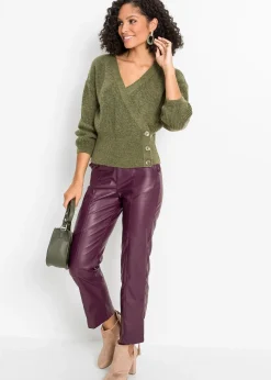 bonprix Pull cache-cœur oversize|Femme Maille|Pulls & Gilets