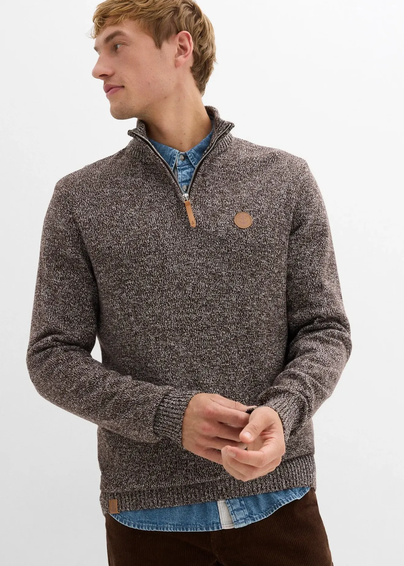 bonprix Pull camionneur 100% coton|Homme Pulls & Gilets