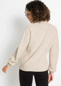 bonprix Pull camionneur à motif ajouré|Femme Pulls & Gilets