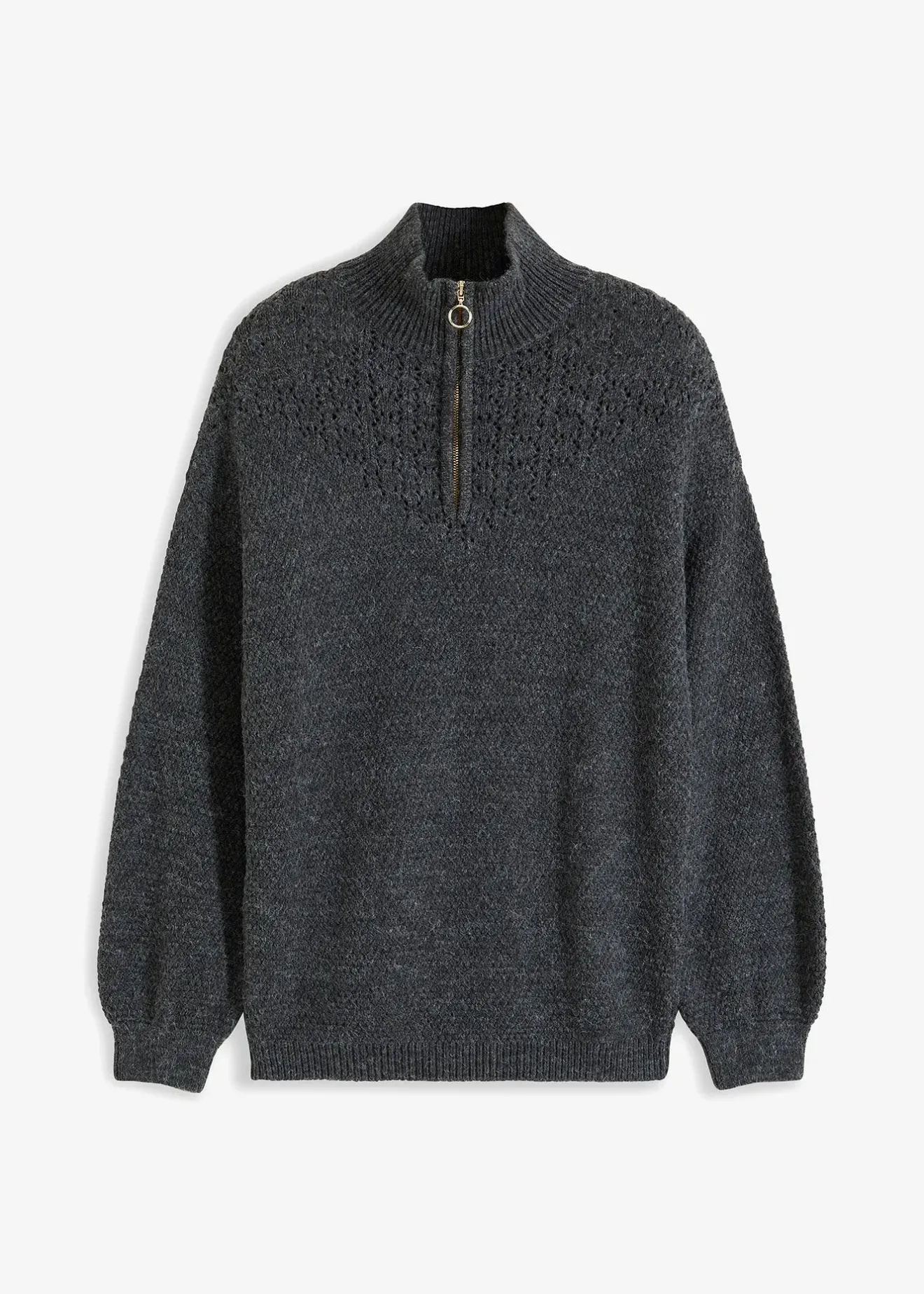 Femme bonprix Pulls & Gilets|Pull camionneur à motif ajouré