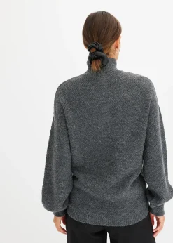 Femme bonprix Pulls & Gilets|Pull camionneur à motif ajouré