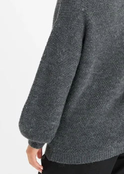 Femme bonprix Pulls & Gilets|Pull camionneur à motif ajouré