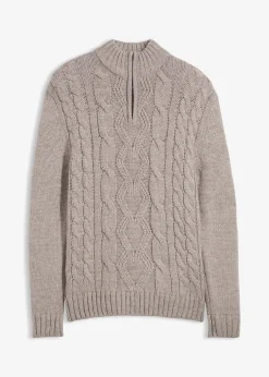 Homme bonprix Pulls & Gilets|Pull camionneur à motif torsadé