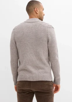 Homme bonprix Pulls & Gilets|Pull camionneur à motif torsadé