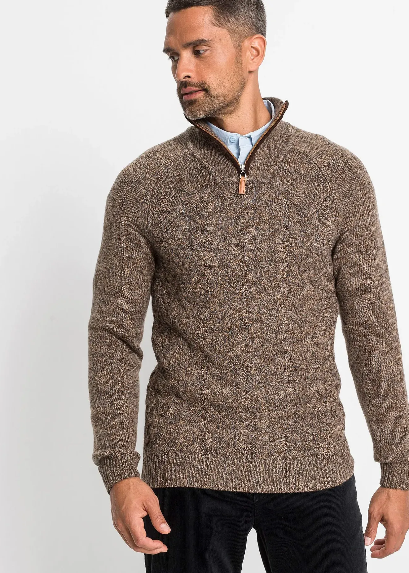 bonprix Pull camionneur à torsades|Homme Pulls & Gilets