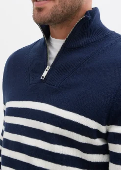 bonprix Pull camionneur doux en coton mélangé|Homme Pulls & Gilets