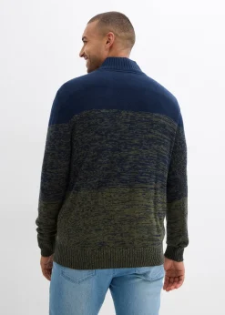 bonprix Pull camionneur doux en coton mélangé|Homme Pulls & Gilets