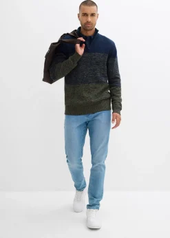 bonprix Pull camionneur doux en coton mélangé|Homme Pulls & Gilets