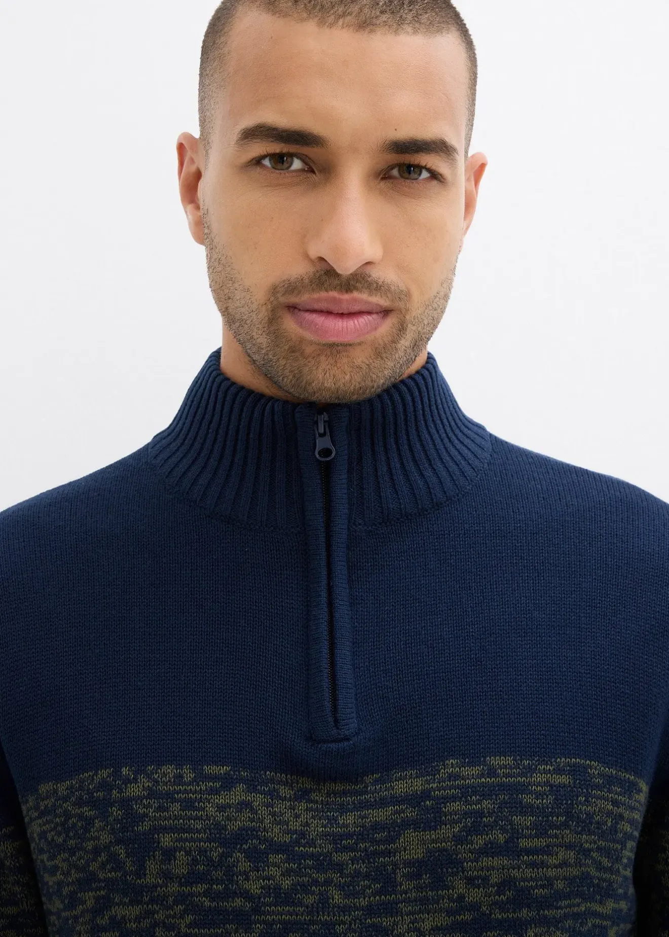 bonprix Pull camionneur doux en coton mélangé|Homme Pulls & Gilets