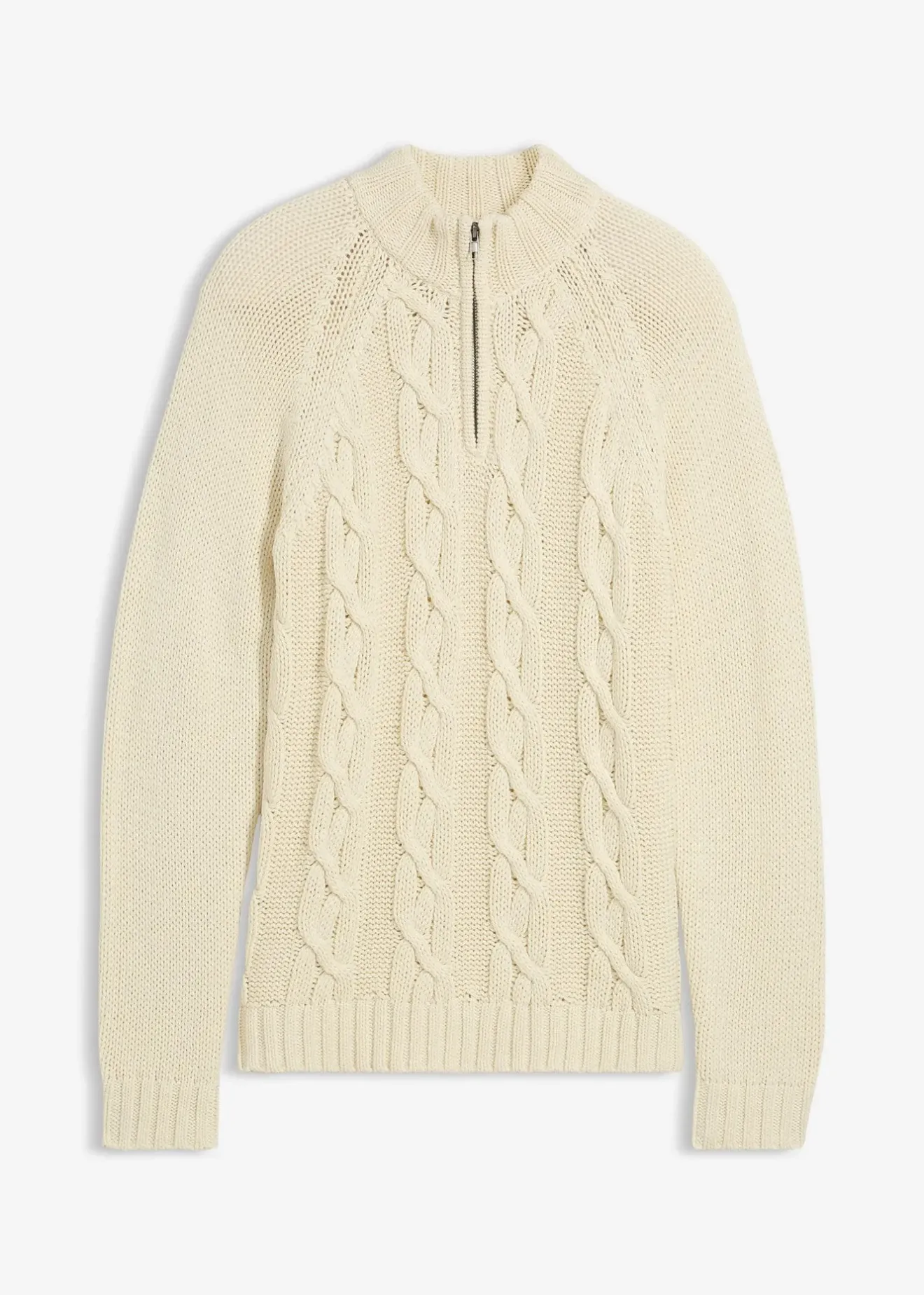 Homme bonprix Pulls & Gilets|Pull camionneur doux en grosse maille à motif torsadé