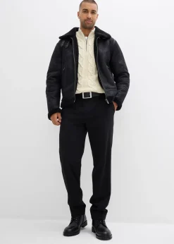 Homme bonprix Pulls & Gilets|Pull camionneur doux en grosse maille à motif torsadé