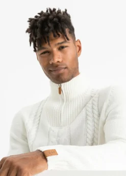 Homme bonprix Pulls & Gilets|Pull camionneur en grosse maille torsadée