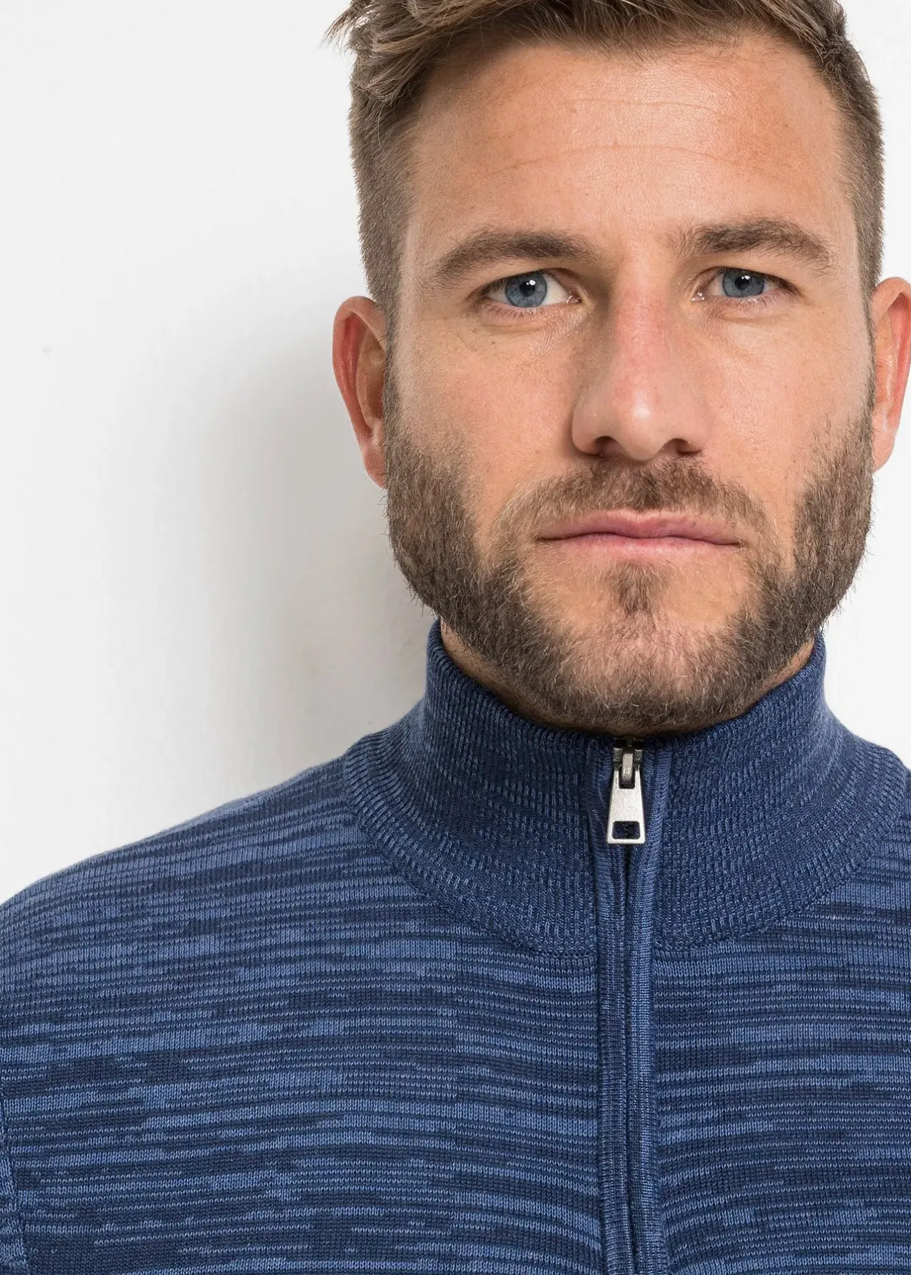 Homme bonprix Pulls & Gilets|Pull camionneur en maille chinée