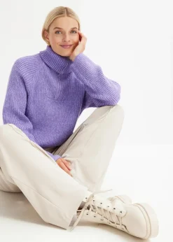 bonprix Pull camionneur en maille côtelée|Femme Pulls & Gilets