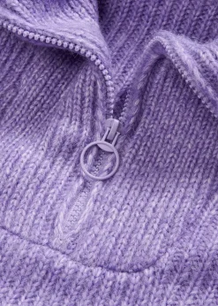 bonprix Pull camionneur en maille côtelée|Femme Pulls & Gilets