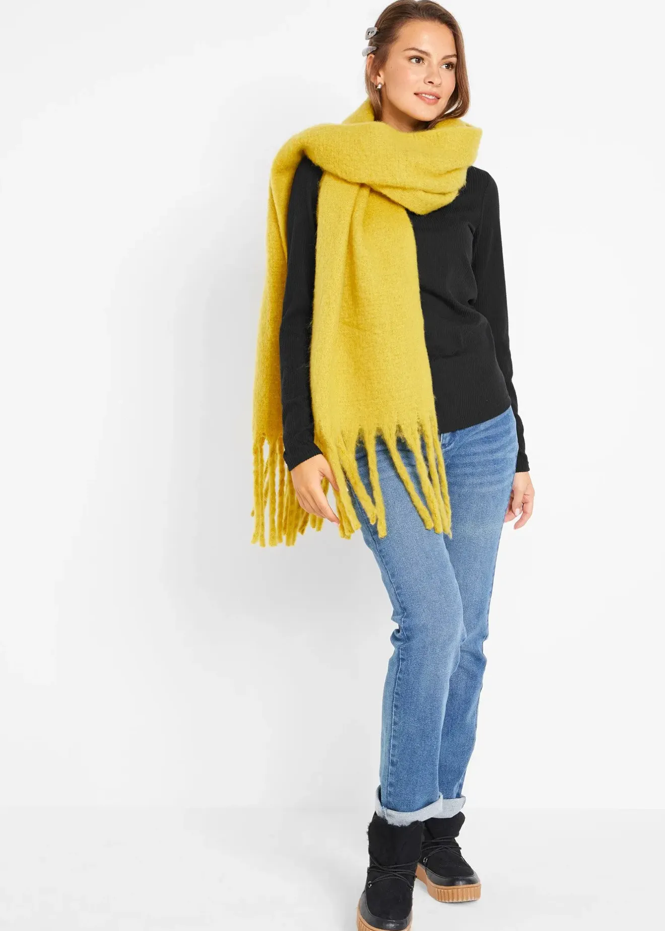 Femme bonprix Vêtements Thermiques|T-Shirts & Tops|Pull chaud à col roulé