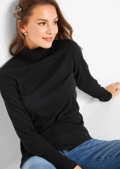 Femme bonprix Vêtements Thermiques|T-Shirts & Tops|Pull chaud à col roulé