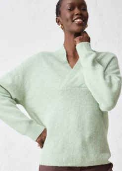 bonprix Pull chaud en alpaga mélangé|Femme Maille|Premium