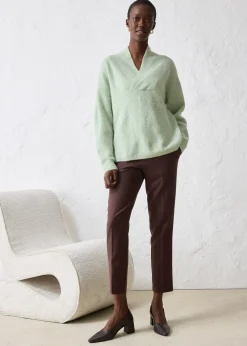 bonprix Pull chaud en alpaga mélangé|Femme Maille|Premium