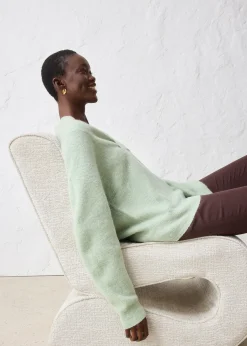 bonprix Pull chaud en alpaga mélangé|Femme Maille|Premium