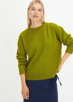 Femme bonprix Maille|Pulls & Gilets|Pull col rond à épaules descendues