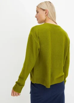 Femme bonprix Maille|Pulls & Gilets|Pull col rond à épaules descendues