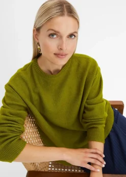 Femme bonprix Maille|Pulls & Gilets|Pull col rond à épaules descendues