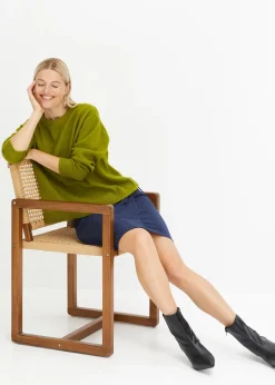 Femme bonprix Maille|Pulls & Gilets|Pull col rond à épaules descendues