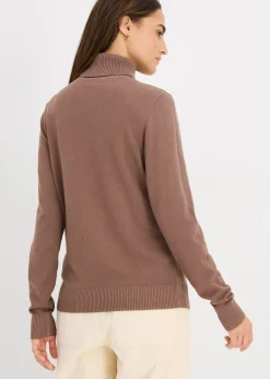 bonprix Pull col roulé|Femme Maille|Basiques