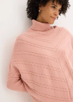 Femme bonprix Maille|Pulls & Gilets|Pull col roulé