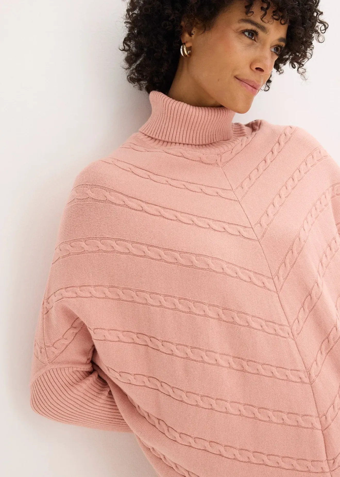 Femme bonprix Maille|Pulls & Gilets|Pull col roulé