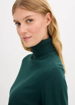 bonprix Pull col roulé|Femme Maille|Basiques