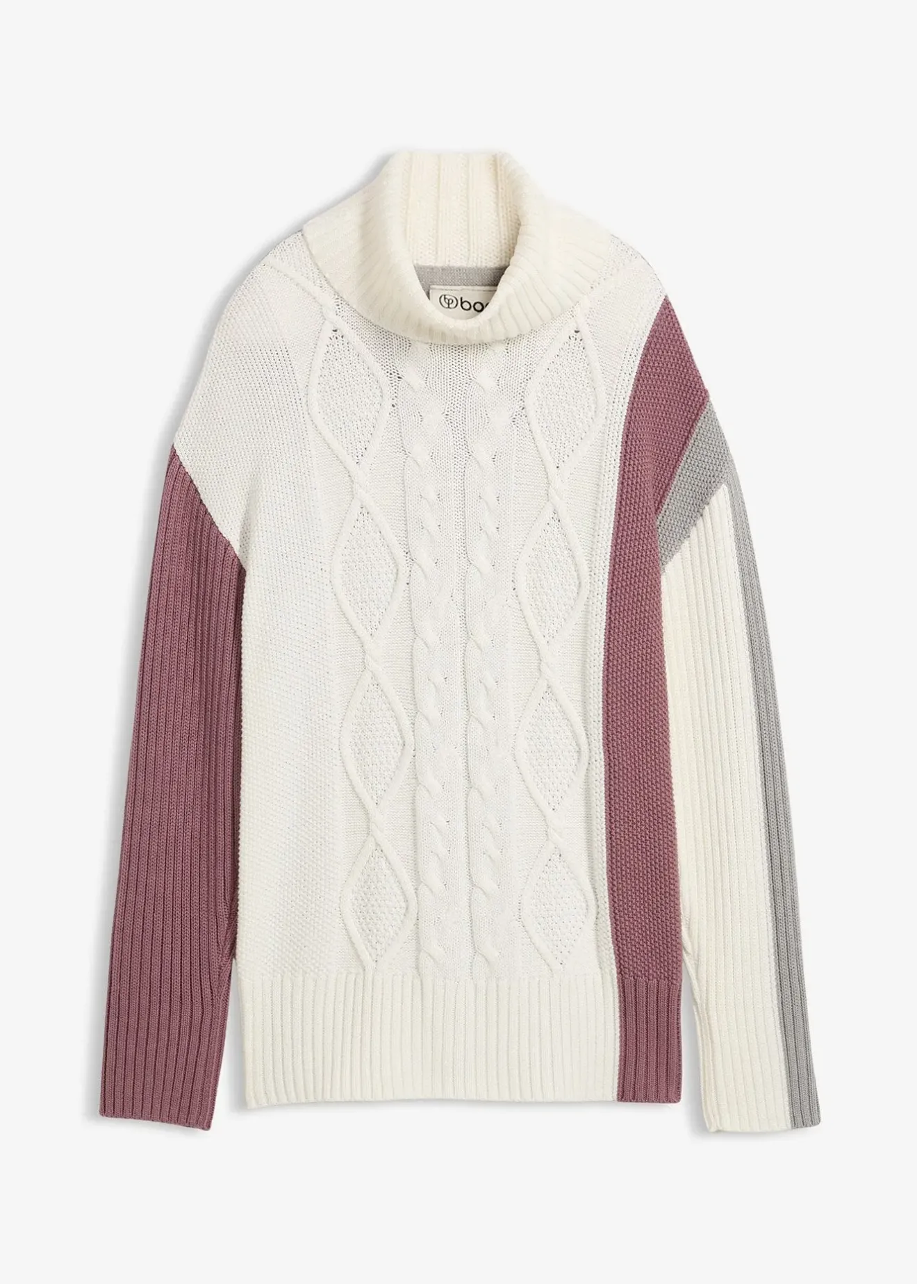 Femme bonprix Maille|Pulls & Gilets|Pull col roulé