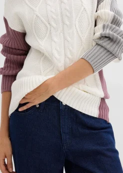 Femme bonprix Maille|Pulls & Gilets|Pull col roulé