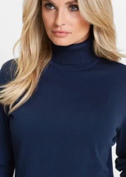 Femme bonprix Maille|Basiques|Pull col roulé