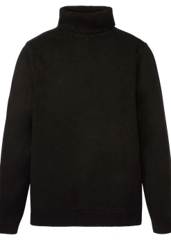 bonprix Pull col roulé à finitions côtelées|Homme Pulls & Gilets